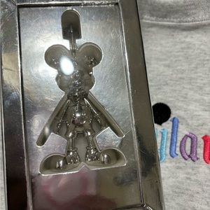 baublebar mickey keychain charm in Silver